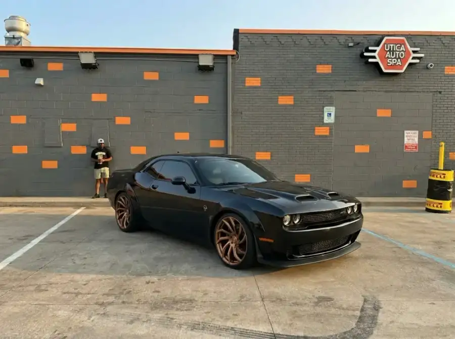 2023 Dodge Challenger SRT Hellcat Redeye after 22" Forgiato Trofeo Forged Wheels