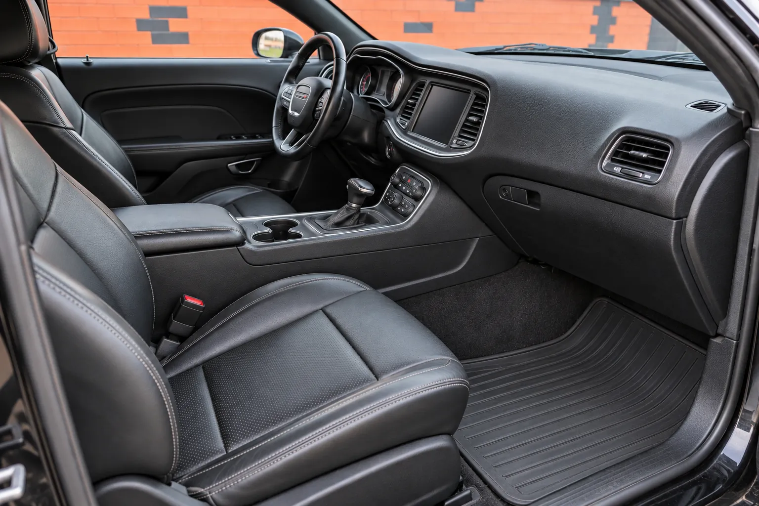 Dodge Challenger after Full Interior Deep Clean & Detail