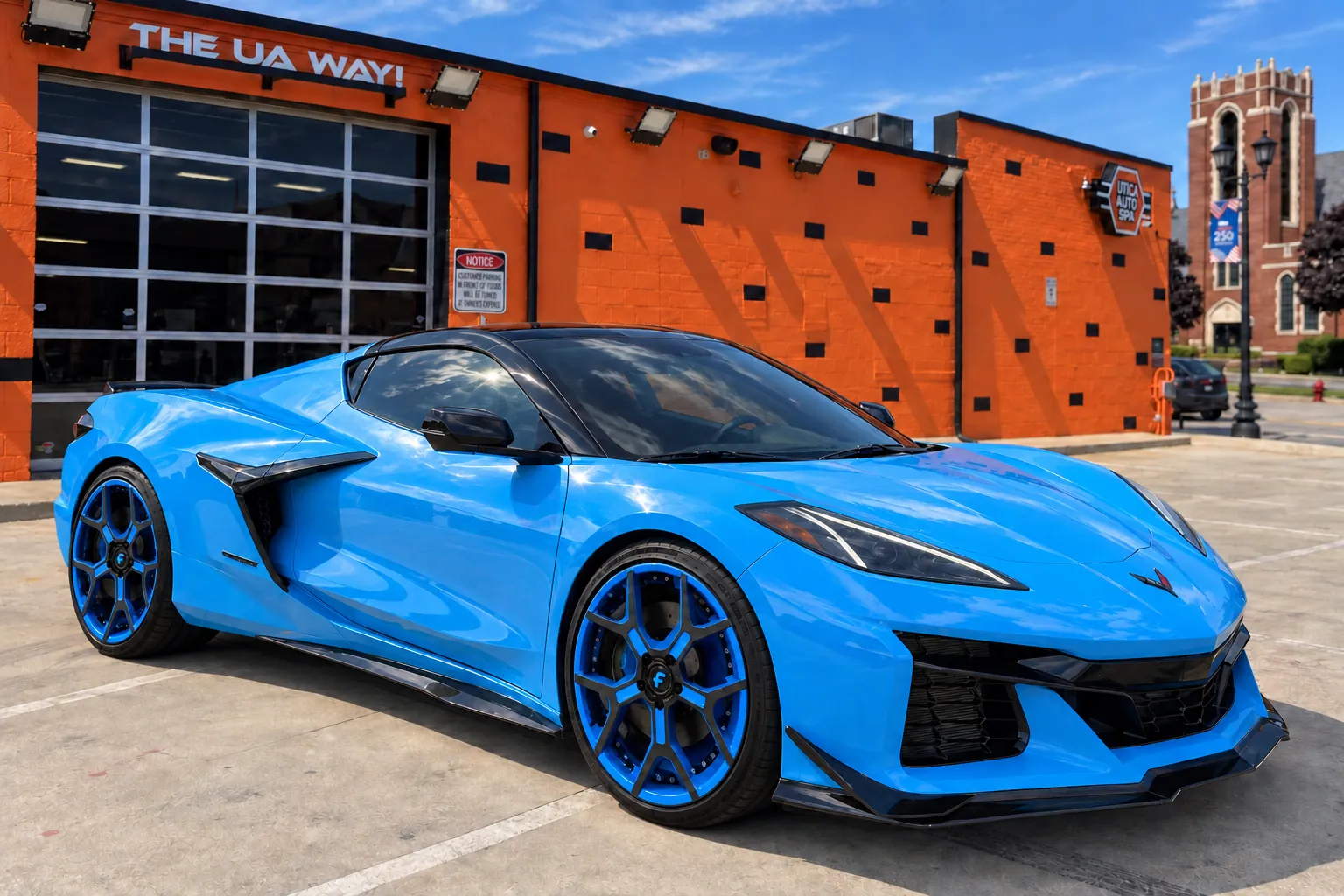 Chevrolet C8 Corvette after Ceramic Pro Coating
