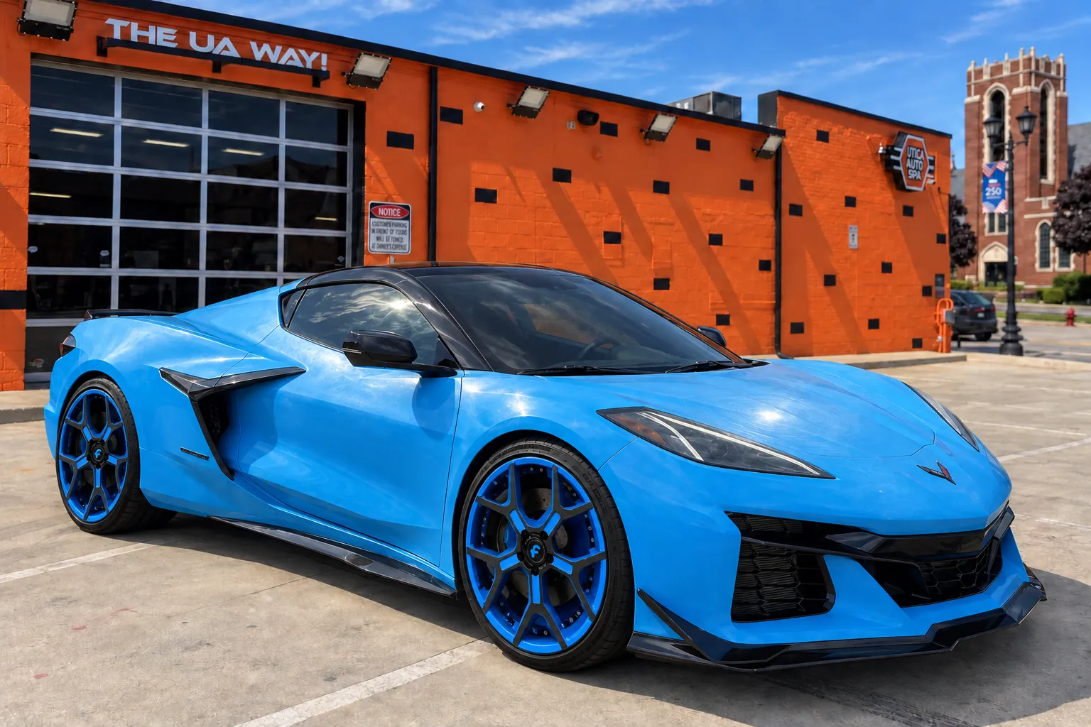 Chevrolet C8 Corvette before Ceramic Pro Coating