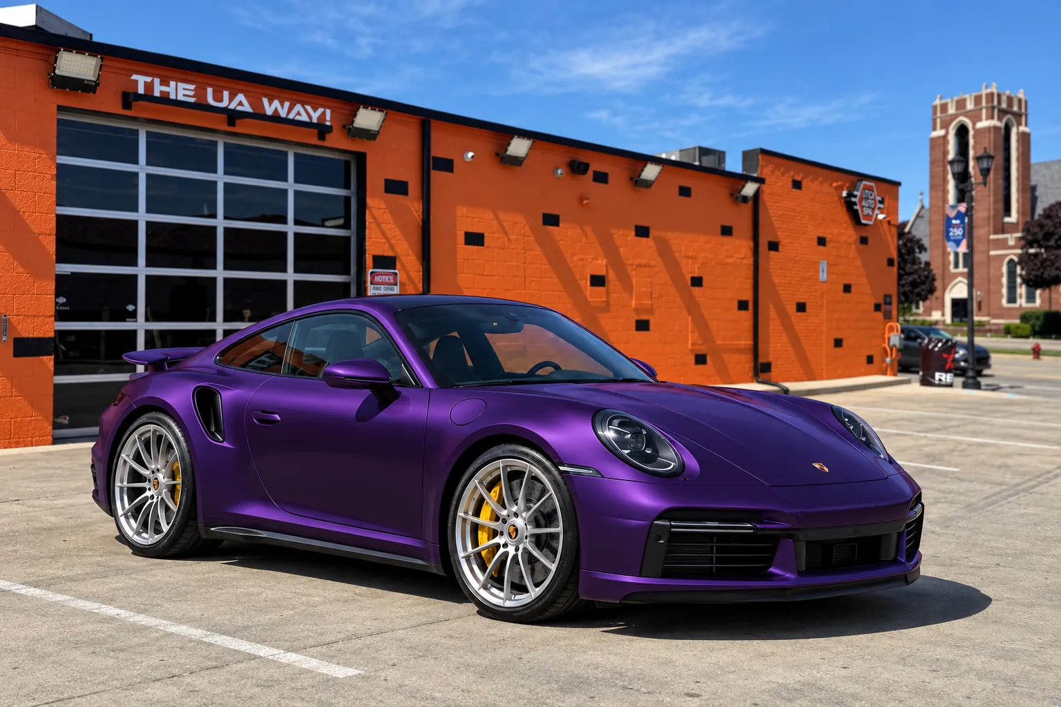 2023 Porsche 911 Turbo S after Full Vehicle Vinyl Wrap