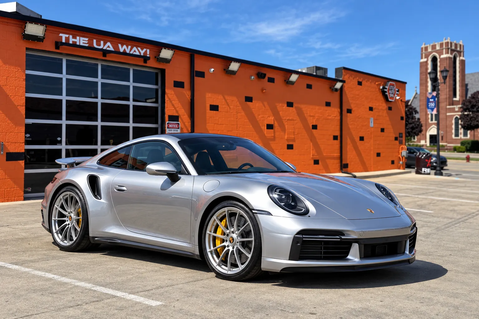 2023 Porsche 911 Turbo S before Full Vehicle Vinyl Wrap