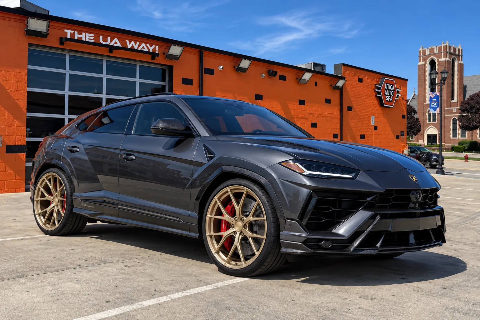 2024 Lamborghini Urus Performante after 24" Forgiato TEC 2.1 Forged Wheels