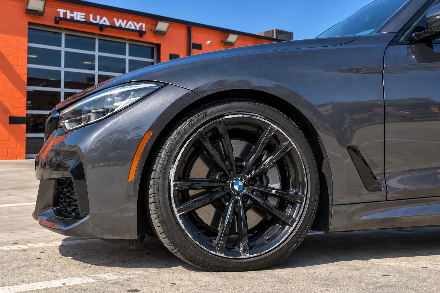 2024 BMW M5 Competition before Wheel & Rim Repair
